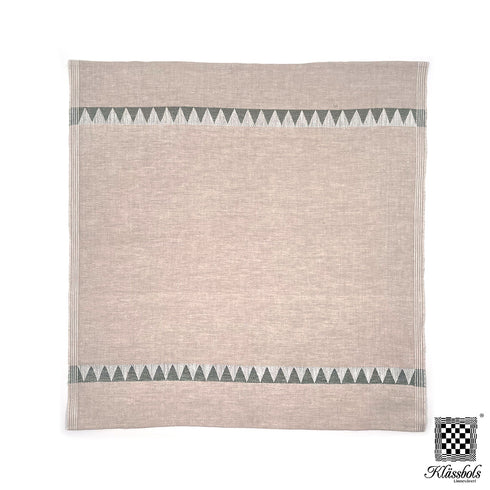 Linen Napkins Sharkooth set of 2 - Green